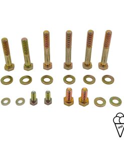 Golf3 Vorderachsträger Schraubensatz gelb verzinkt (20 Teilig)