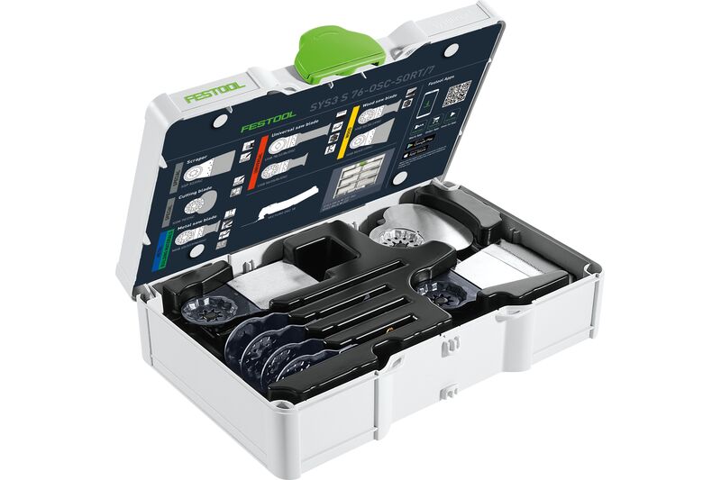Festool Oszillierer-Sägeblatt-Set SYS3 S 76-OSC-SORT/7 578116 – Bild 2