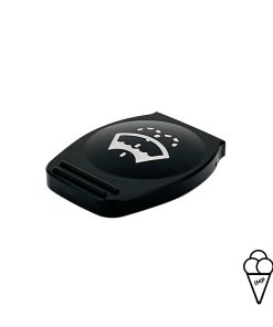 Schwarzer Wischwasserdeckel aus Aluminium kurze Version für VAG