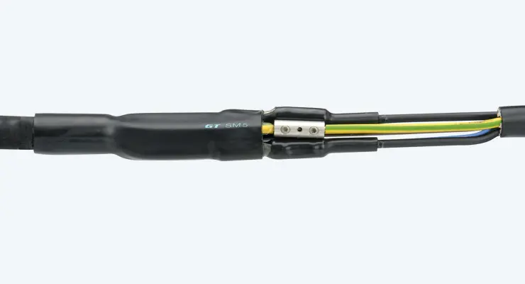 Schrumpf Verbindungsmuffe mit Verbinder SM5 6-16V