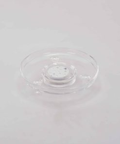 Venookah – LED Glas Untersetzer / Transparent + Eclipse LED / 7cm / 16 Farben